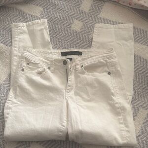 Calvin Klein Vintage Women's Straight Leg White Jeans vintage